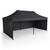 Pavilion de gradina, cu 3 pereti, fabricat din PVC, constructie din otel, acoperisul din PVC 1280D – 100% impermeabil, filtru UV UPF50+, 3 x 6 m, negru - 6- Roveli
