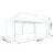 Pavilion de gradina, cu 3 pereti, fabricat din PVC, constructie din otel, acoperisul din PVC 1280D – 100% impermeabil, filtru UV UPF50+, 3 x 6 m, negru - 7- Roveli
