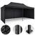 Pavilion de gradina, cu 3 pereti, fabricat din PVC, constructie din otel, acoperisul din PVC 1280D – 100% impermeabil, filtru UV UPF50+, 3 x 6 m, negru - 11- Roveli