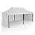 Pavilion de gradina, cu 3 pereti, fabricat din PVC, constructie din otel, acoperisul din PVC 1280D – 100% impermeabil, filtru UV UPF50+, 3 x 6 m, alb - 11- Roveli