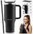 Cana termos, otel inoxidabil, capac 3 in 1, baut, gaura, pai, cu maner, mentinere cald si rece, inaltimea de 27 cm, 1180 ml, negru - 2- Roveli