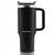 Cana termos, otel inoxidabil, capac 3 in 1, baut, gaura, pai, cu maner, mentinere cald si rece, inaltimea de 27 cm, 1180 ml, negru - - Roveli