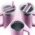 Cana termos, otel inoxidabil, capac 3 in 1, baut, gaura, pai, cu maner, mentinere cald si rece, inaltimea de 27 cm, 1180 ml, roz - 3- Roveli