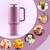 Cana termos, otel inoxidabil, capac 3 in 1, baut, gaura, pai, cu maner, mentinere cald si rece, inaltimea de 27 cm, 1180 ml, roz - 9- Roveli