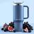 Cana termos, otel inoxidabil, capac 3 in 1, baut, gaura, pai, cu maner, mentinere cald si rece, inaltimea de 27 cm, 1180 ml, albastru marin - 2- Roveli