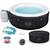 ​Piscina gonflabila, Lay-Z Miami Bestway, pompa de filtrare incorporata, prelata, 4 persoane, apa incalzita la 40°, sistem inovator AirJet™, panou de control, 669 l, 180 x 66 cm - - Roveli