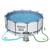 ​Piscina cu cadru metalic, material PVC, pompa de filtrare, filtru pompa tip II, scara, folie si prelata, minge, aripioare de inot, capacitate 12690 litri, forma rotunda, 396 x 122 cm - 2- Roveli