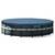 ​Piscina cu cadru, material PVC durabil cu 3 straturi, pompa de filtru, nisip de filtrare, scara metalica sigura, prelata si folie, 26423 l, skimmer, kit de curatare, bandere de inot, minge, 549 x 132 cm, negru - 4- Roveli
