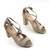 Sandale elegante de dama , cu reflexe stralucitoare 908-3-GOLD, Culoare (12): Auriu, Marime (12): 36 - 3- Roveli