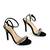 ​Sandale elegante de dama , cu reflexii stralucitoare LE7128-BLACK, Culoare (12): Negru, Marime (12): 37 - 5- Roveli