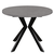 Masa de sufragerie extensibila, beton deschis/negru, 100-250x75,5 cm, LUKOS - 4- Roveli