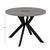 Masa de sufragerie extensibila, beton deschis/negru, 100-250x75,5 cm, LUKOS - 8- Roveli