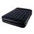 Saltea gonflabila Bestway, confectionata din vinyl si poliester, include o pompa electrica, 2 persoane, 203 x 152 x 46 cm, negru - - Roveli