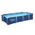 Piscina cu cadru metalic Bestway, confectionata din metal, polipropilena si PVC, forma dreptunghiulara, 5700 l, 400 x 211 x 81 cm - - Roveli