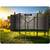 ​Trambulina de gradina , cu plasa de exterior, scara metalica, 3 trepte, 5 picioare duble, 90 arcuri de prindere, diametru 465 cm, negru si verde - 4- Roveli