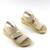 Sandale comode de dama , cu bretele  elastice SW004-3-BEIGE, Culoare (12): Bej, Marime (12): 36** - 2- Roveli