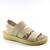 Sandale comode de dama , cu bretele  elastice SW004-3-BEIGE, Culoare (12): Bej, Marime (12): 37** - - Roveli