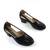 Pantofi comozi de dama , cu decupaje laterale , perforati B162-BLACK, Culoare (12): Negru, Marime (12): 39 - 3- Roveli