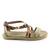 Sandale usoare de dama , cu barete 612- BEIGE, Culoare (12): BEJ/ANIMAL PRINT, Marime (12): 39 - 4- Roveli