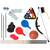 RESIGILAT: Masa multi joc 5 in 1, masa de biliard, tir cu arcul, masa de hochei, de ping pong, table de baschet, picioare reglabile, 92 x 46 x 73 cm - 6- Roveli