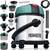 RESIGILAT: Aspirator industrial, putere 1200W, aspirare umeda si uscata, fara sac, 20L, filtru HEPA, functie suflare, argintiu si verde - 2- Roveli