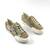​Sneakers dama , cu elemente stralucitoare 895210-3-BEIGE, Culoare (12): BEJ/AURIU, Marime (12): 40 - 2- Roveli