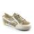 ​Sneakers dama , cu elemente stralucitoare 895210-3-BEIGE, Culoare (12): BEJ/AURIU, Marime (12): 40 - - Roveli