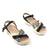 Sandale usoare de dama ,cu barete impletite Y123-BLACK, Culoare (12): NEGRU/MULTICOLOR, Marime (12): 41 - 3- Roveli