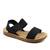 Sandale usoare de dama ,cu barete elastice CC5-BLACK, Culoare (12): Negru, Marime (12): 40 - - Roveli