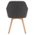 Fotoliu de design, gri inchis/fag, CLORIN 2 NEW - 2- Roveli