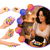 Set 8 bile magnetice senzoriale, antistres, diverse texturi, multicolor - 7- Roveli