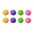 Set 8 bile magnetice senzoriale, antistres, diverse texturi, multicolor - 6- Roveli