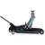 RESIGILAT: Cric auto hidraulic, realizat din otel si aluminiu, capacitate mare de ridicare de 2,5 tone, inaltimea de ridicare 80 - 360 mm, roti pivotante la 360° cu rulmenti, 53 x 20.5 x 8/36 cm, negru si verde - 12- Roveli