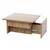 RESIGILAT:Masuta de living DacEnergy, material PAL melaminat, finisaj stejar bardolino, dreptunghiulara, design unic, 3-in-1, 90-180 x 80 x 45 cm - 4- Roveli