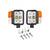 Set faruri universale tractor stanga si dreapta cu LED 10-80V, temperatura culoare 6000K, pozitii 3W LED si semnalizare 3W LED Breckner BK69132 - 4- Roveli