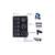 Panou de comutatoare cu priza, voltmetru, 5 intrerupatoare si port USB 12V 20A  Cod: SPA37 - 3- Roveli