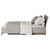 Pat matrimonial, 160x200, gri-maroniu Taupe, DOMCA - 4- Roveli