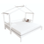 Pat Montessori cu un pat suplimentar, alb, 90x200, KESIO - 3- Roveli