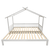 Pat Montessori cu un pat suplimentar, alb, 90x200, KESIO - 4- Roveli