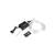 Kit fibra optica LED RGB+W plafon instelat cu efect meteorit (Stea Cazatoare) 760 fire ,3m 12V   Cod: HH-76023 - 4- Roveli