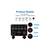 Panou de comutatoare cu priza, voltmetru, 5 intrerupatoare si port USB 12V 20A  Cod: SPA37 - 2- Roveli
