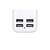 Incarcator retea cu 4 porturi  USB  2A ,15W MIV - 4- Roveli