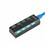 Hub USB multiplu 4 porturi USB 2.0 High Speed cu intrerupator LED si alimentare DC - - Roveli