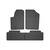 Covoare interior cauciuc El Toro compatibile Peugeot Partner I 1999-2010 Cod: 0645 P50 - - Roveli
