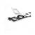 Ornament Sport  crom auto universal 11x3.2cm Cod: S02 - - Roveli