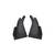 Set prelungire coltar bara spate culoare Negru Lucios  Cod: UNIV-154 - 2- Roveli
