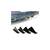 Set ornament splitter pentru bara spate culoare Negru  Cod: UNIV-086 - - Roveli