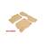 Covoare cauciuc tavita Bej compatibile Audi A6 C7 / A7 2011-2018 Cod: 3D 61110B / A10 - - Roveli
