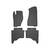 Covoare interior cauciuc El Toro compatibile Jeep Grand Cherokee III 2004-2010 Cod: 411050 P50 - - Roveli