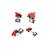 Buton cu protectie si Led 12V  Cod:  01150 - - Roveli